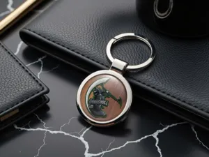 Metal Keychain Stylish Style Stainless Steel